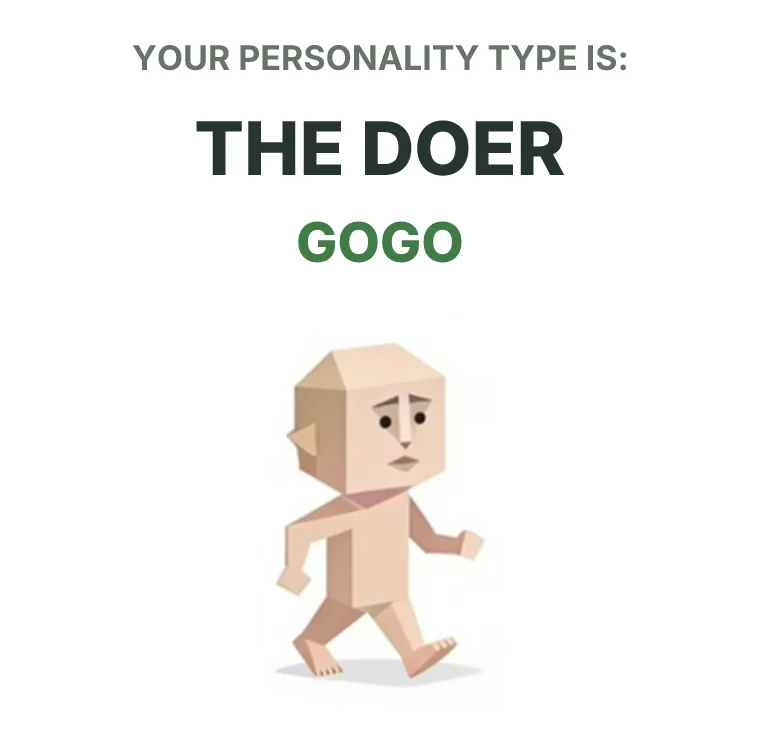 GOGO The Doer SBTI personality type