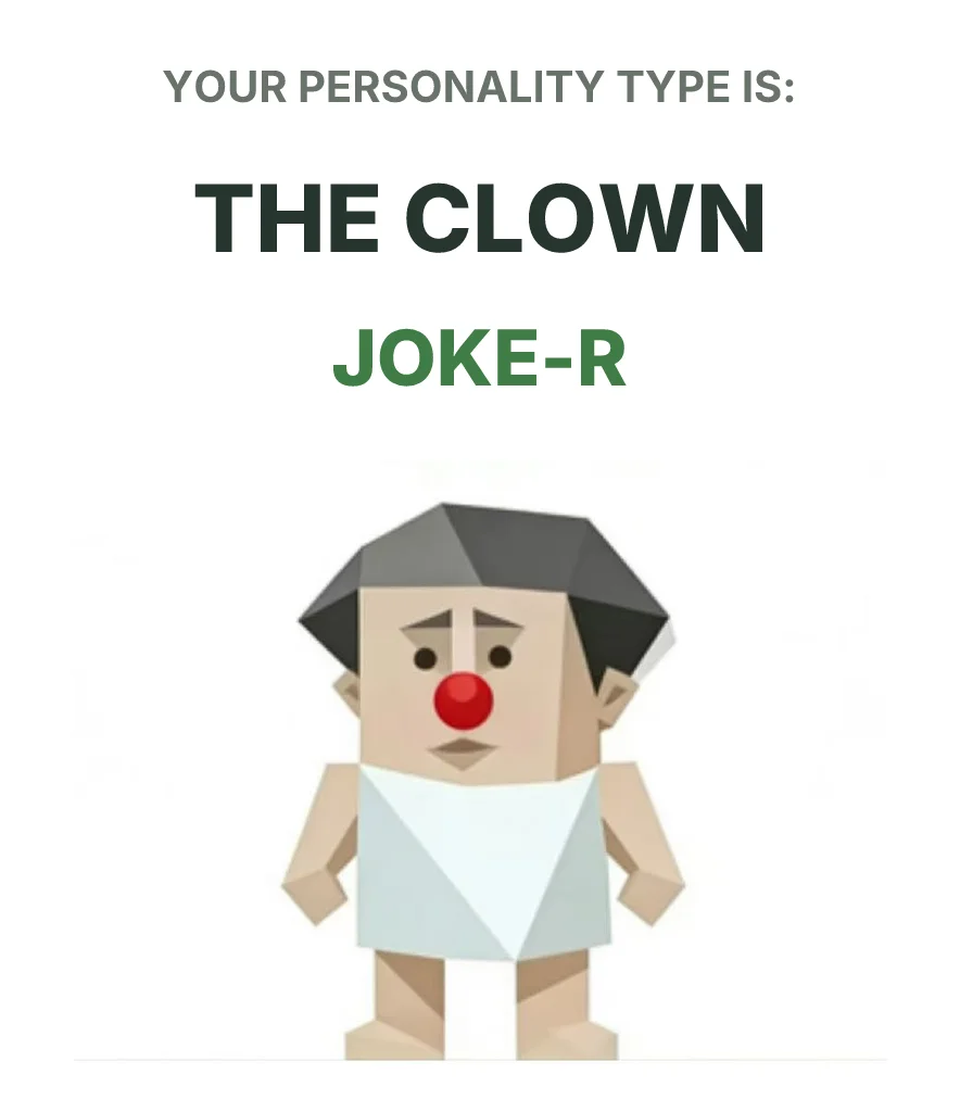 JOKE-R The Clown SBTI personality type