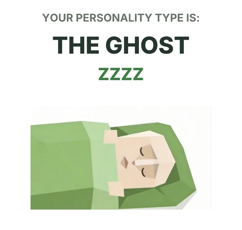 ZZZZ The Ghost SBTI personality type