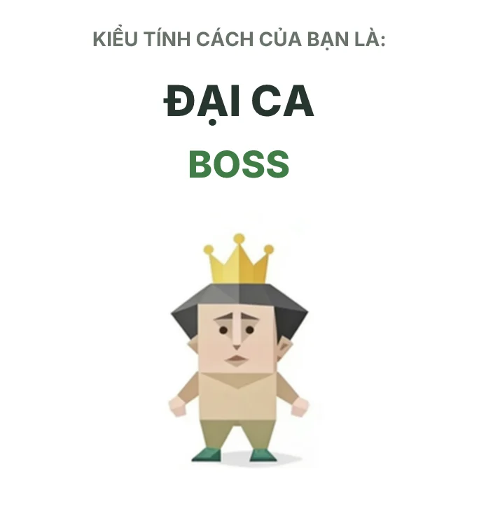 BOSS Kẻ Cầm Trịch SBTI personality type