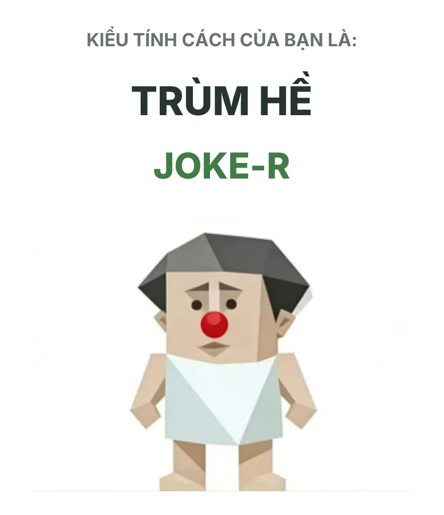 JOKE-R Kẻ Hề SBTI personality type