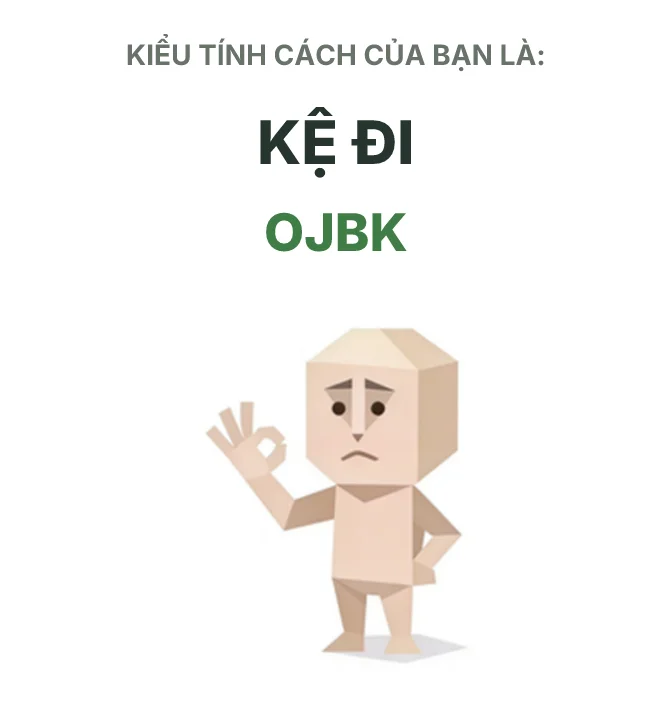 OJBK Kẻ Sao Cũng Được SBTI personality type