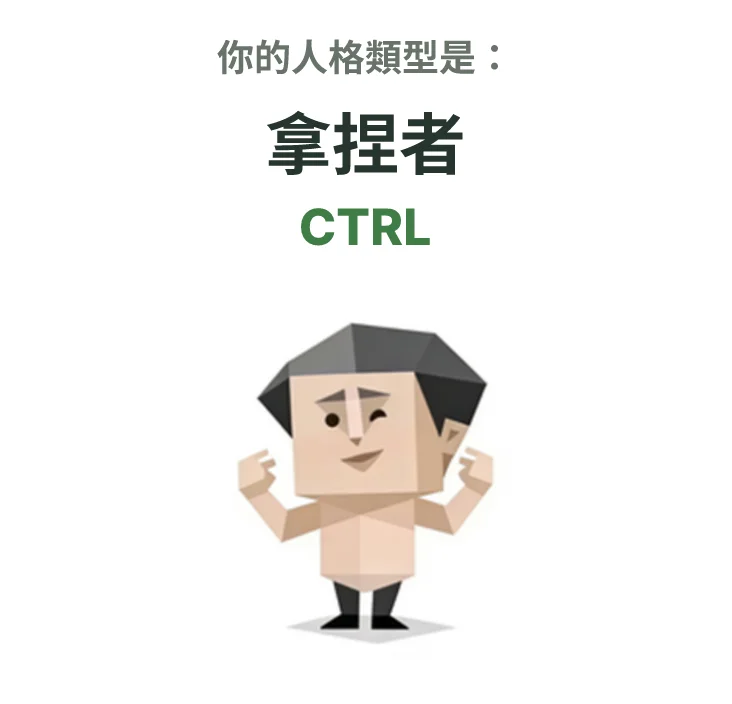 CTRL 拿捏者 SBTI personality type