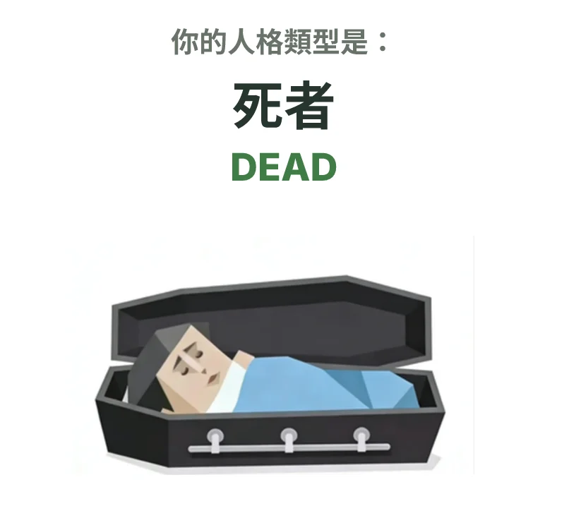 DEAD 死者 SBTI personality type