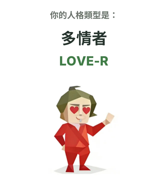 LOVE-R 多情者 SBTI personality type